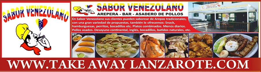 Sabor Venezolano Restaurants Takeaway Playa Blanca, Lanzarote, food delivery service Playa Blanca, Yaiza, Femes - Lanzarote , Pick Up Takeaway Playa Blanca