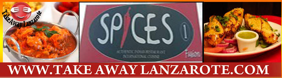 Indian Restaurant Spice Fusion, Food Delivery Takeaway Playa Blanca, Lanzarote