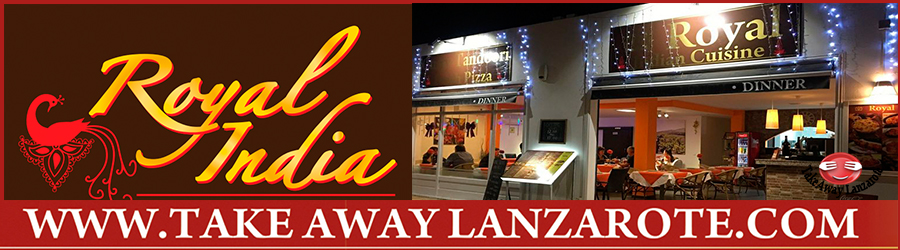 Royal Restaurante Hindu a Domicilio -Costa Teguise Lanzarote, food delivery Yaiza, Femes, Lanzarote