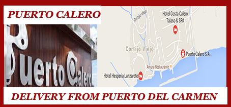 Puerto Calero , Takeaway food Lanzarote. Delivery available from Puerto del Carmen. Free Takeaway Delivery lanzarote, Lanzarote. Pizza, Kebab, chinese, sushi, indian Takeaways.